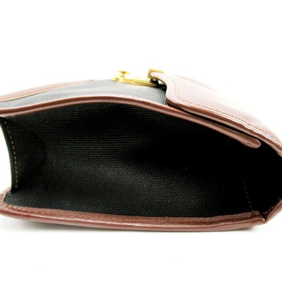 dunhill Clutch Bag PVC Leather Auth Used T10477 - Picture 2 of 8